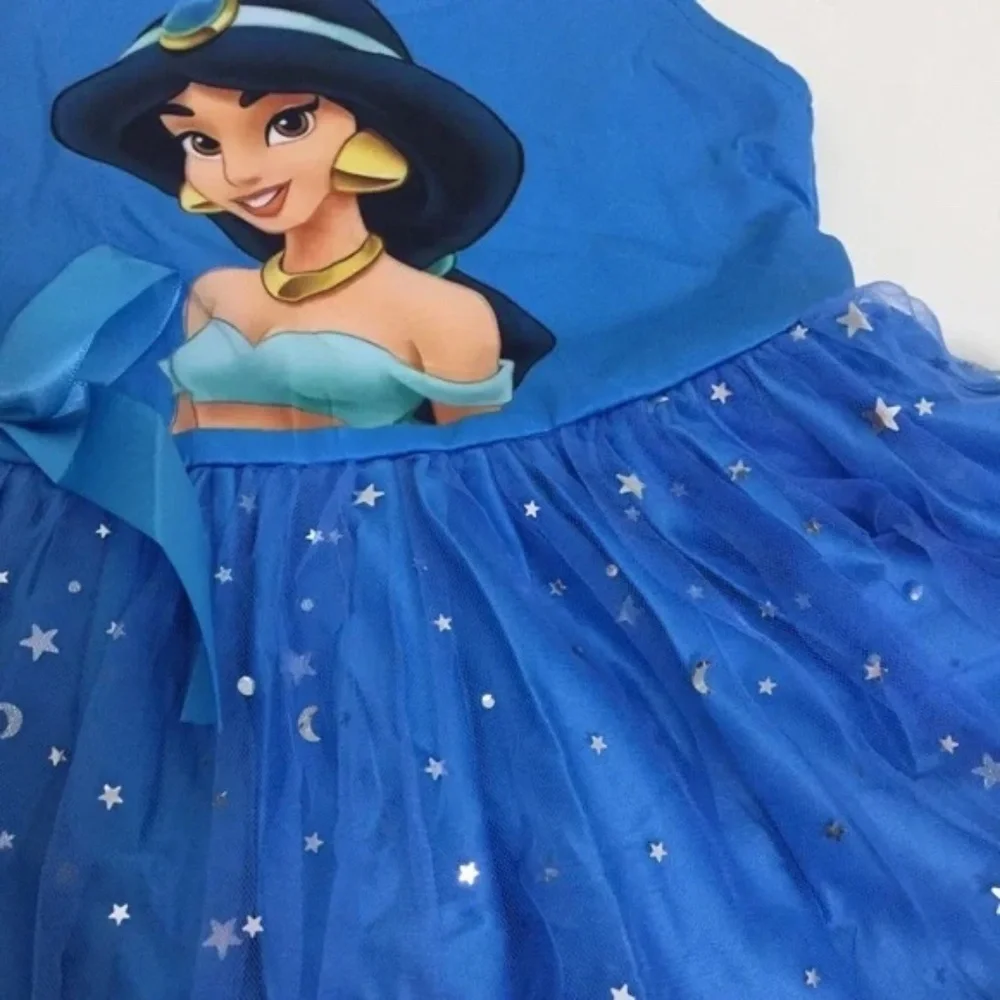Boutique Princess Jasmine Cute Sparkly Dress Tutu sweet girl - Picture 7 of 9